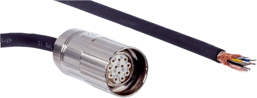Sick, Inc. - SICK 2030692 DOL-2312-G15MLA3 CABLE FEM 12PIN 15M
