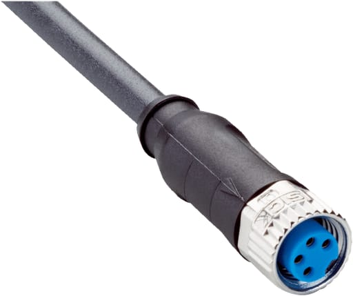 Sick, Inc. - SICK 2094793 YF8U14-100UA3XLEAX PUR/4025/BK/US 4-PIN, M8, 10-METER CABLE