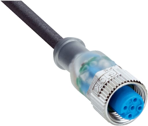 Sick, Inc. - SICK 2115945 Y-H-2A1-5-100-UB5-XLEAX 10M STRAIGHT CONN, UNSHIELDED, 5-WIRE, PUR, LED