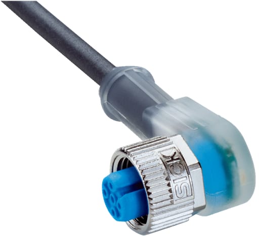 Sick, Inc. - SICK 2115652 Y-I-2A1-5-100-UB5-XLEAX 10M ANGLED CONN, UNSHIELDED, 5-WIRE, PUR, LED