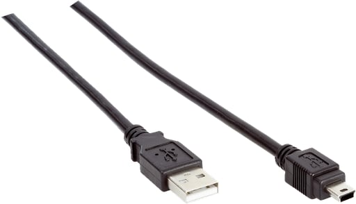 Sick, Inc. - SICK 6053566 MALE USB-A TO MINI-USB MALE, STRAIGHT, 5M , 4W SHIELDED