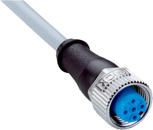 Sick, Inc. - SICK 2096235 YF2A14-050VB3XEAX STRAIGHT, M12 FEMALE CONNECTING CABLE