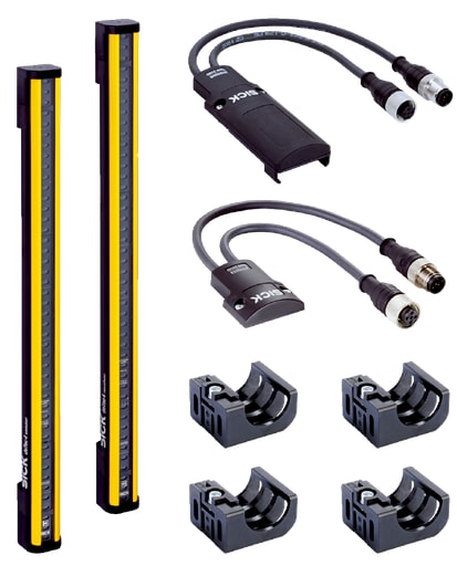 Sick, Inc. - SICK 1103378 SENDER/RECEIVER KIT W/SYSTEM PLUG AND MOUNTING BRACKET KIT