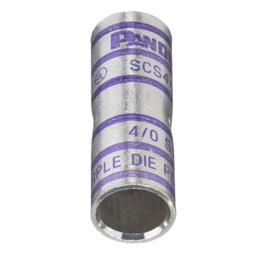 Panduit Corp - Panduit SCS4/0-X Standard Barrel Copper Compression Butt Splice
