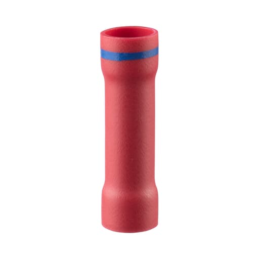 Panduit Corp - Panduit ESV8-ESV14-Q Step-Down Butt Splice, Red, Vinyl, 1.41", 8/16-14 AWG