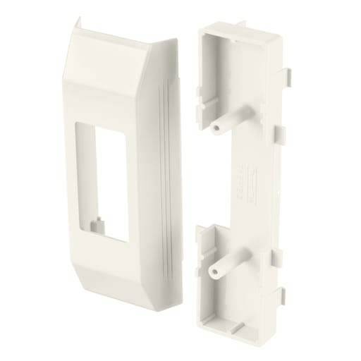 Panduit Corp - Panduit T45HEGBWH Surface Raceway, T-45 Electrical Bracket, White