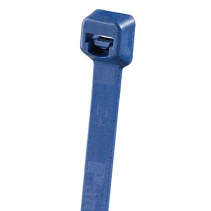 Panduit Corp - Panduit PLT3S-C186 Cable Tie, Dark Black, Met Det Polypropylene, 11.5"L, 30lb