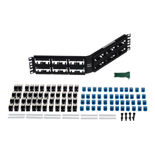 Panduit Corp - PAN CPPKLA6ATG48WBL Mini-Com®, Angl
