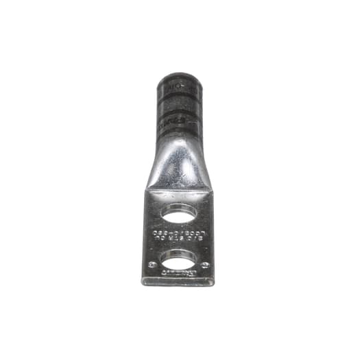 Panduit Corp - Panduit LCC2/0-38D-X 2-Hole 2/0 AWG 3/8 Stud Copper Compression Lug