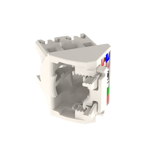 Panduit Corp - Panduit CJLRCAPIW-C 45? Angled Wire Cap for Cat 6 UTP TG Jack