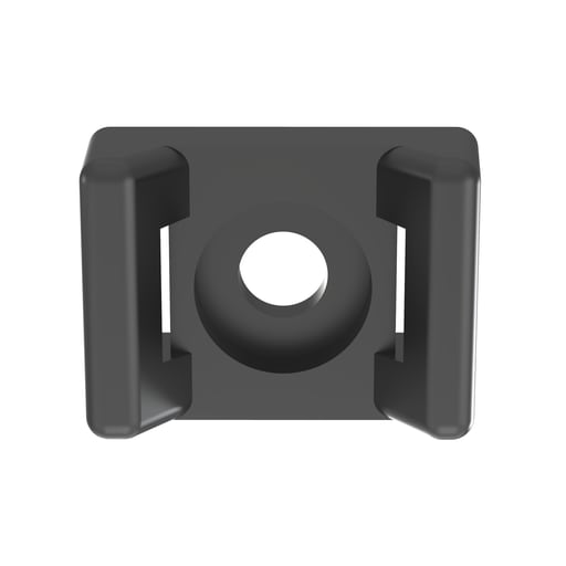 Panduit Corp - Panduit TM3S10-M0 Cable Tie Mount, .62" (15.8mm)W, #10 Screw (M5), Weather Resistant Nylon