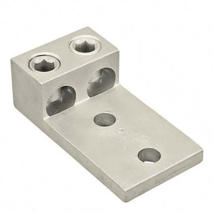 Panduit Corp - Panduit LAM2B350-12-3Y 2-Hole 2 Barrel Aluminum Mechanical Lug