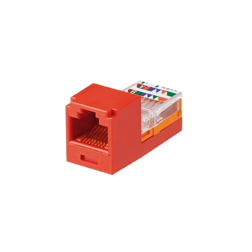 Panduit Corp - Panduit CJ588RDY UTP RJ45 Cat 5e Leadframe Jack Module, Red