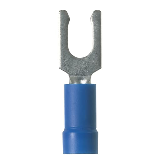 Panduit Corp - Panduit PV14-8LF-C Vinyl Insulated Locking Fork Terminal - #18-14, #8bolt