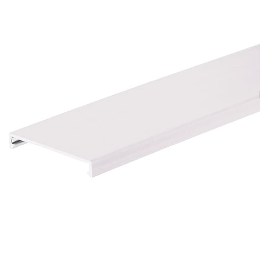 Panduit Corp - Panduit C4WH6 Duct Cover, PVC, 4"W X 6', White