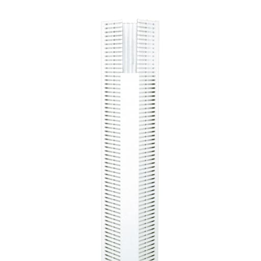 Panduit Corp - Panduit CWD4LG6 Corner Duct, White, PVC, 4.58"x5.33"