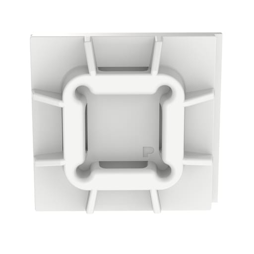 Panduit Corp - Panduit SGABM25-A-C Adhesive Mount With Rubber Adhes, 1" x 1" (25.4mm x 25.4mm), NAT (SG series)