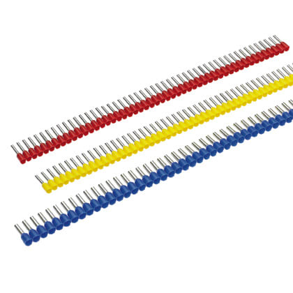 Panduit Corp - Panduit FSD76-8-DSL8 Covered Single Wire Ferrule on Strip