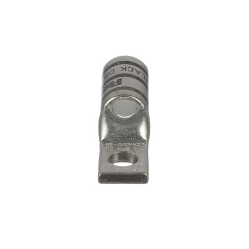 Panduit Corp - Panduit LCAN2/0-56-X 2/0 AWG Black Standard Barrel 1-Hole Compression Lug