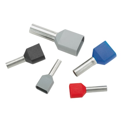 Panduit Corp - Panduit FTD78-12-D 16 AWG Twin Wire Insulated Ferrule