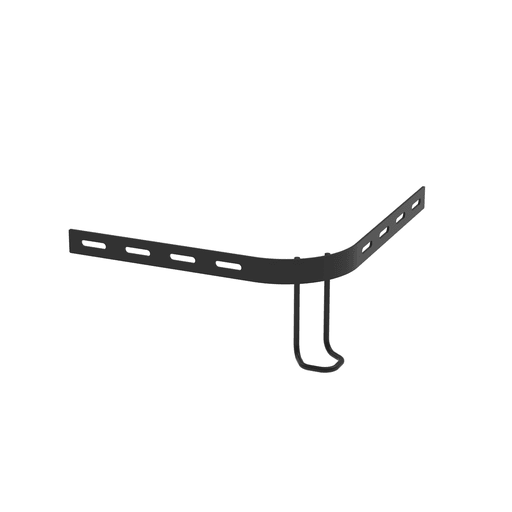 Panduit Corp - Panduit PWBIB4BL Radius Intersection 90 Brackets, 4" H, Black