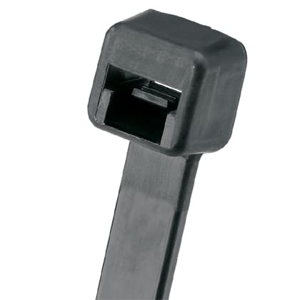 Panduit Corp - Panduit PLT1M-M30 Cable Tie, 3.9"L (99mm), Miniature, Heat Stabilized, Black