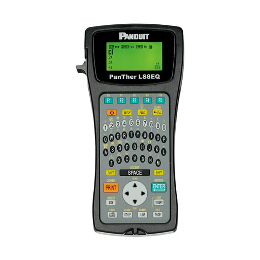 Panduit Corp - Panduti LS8EQ PanTher™ Hand-Held Thermal Transfer Printer with QWERTY Keypad