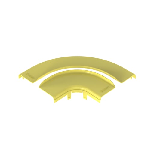 Panduit Corp - Panduit FRRASC6LYL Split Cover, Horizontal Right-Angle, 6x4, Yellow
