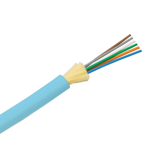 Panduit Corp - Panduit FODRZ06Y Opti-Core® 6 Fiber Optic Cable, OM4, Indoor, Riser, 900&#181;m Buffered
