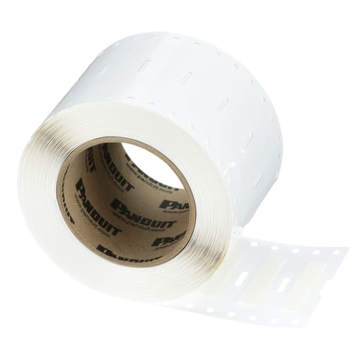 Panduit Corp - Panduit H100X044H1T 1000/Roll 1 x 0.44 Inch 16 to 10 AWG White Polyolefin Heat Shrink Label