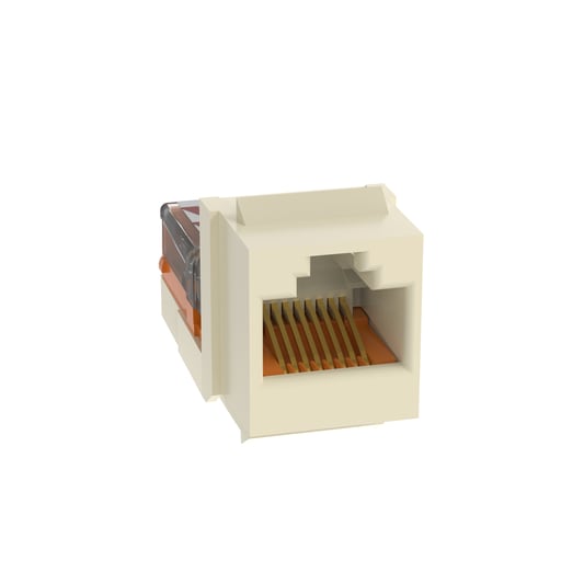 Panduit Corp - Panduit NK5E88MEIY NetKey Cat 5e Leadframe Jack, Electric Ivory