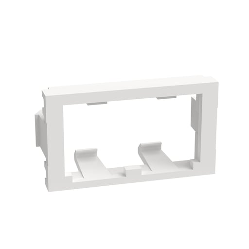 Panduit Corp - Panduit CHF2MWH-X , Modular Insert, Flat, 1/3 size, 2 port, White