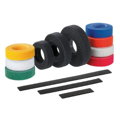Panduit Corp - Panduit HLS-75R10 Hook & Loop Roll, 75'L (22.9m), .75"W (19.1mm), White