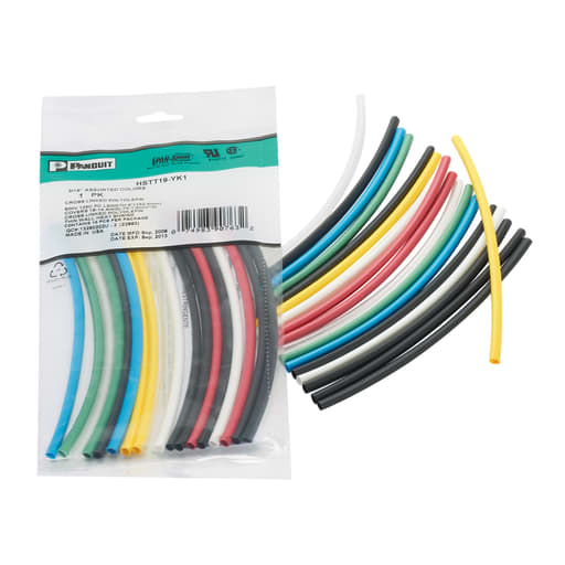 Panduit Corp - Panduit HSTT75-YK1 .75 Inch 19.0 mm Diameter Black Thin Heat Shrink