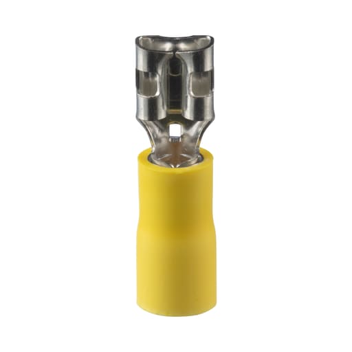 Panduit Corp - Panduit EDV10-250-Q Disconnect, Yellow, Vinyl 0.13"x1.03"x0.3", 12-10 AWG