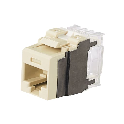 Panduit Corp - Panduit NK6X88MEI NetKey Cat 6A Punchdown Jack, Electric Ivory