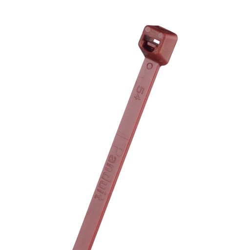 Panduit Corp - Panduit PLT2S-C702Y Cable Tie, 7.4"L (188mm), Standard, Halar, Maroon
