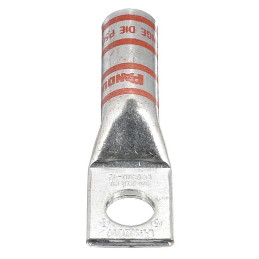 Panduit Corp - Panduit LCB3/0-12-X Pan-Lug™ Copper 1 Hole Straight Tongue Compression Lug