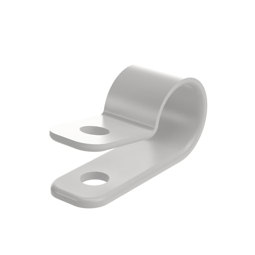 Panduit Corp - Panduit CCS38-S8-C Fixed Dia Clamp, .38" (9.7mm) Bundle, #8 Screw (M4), WH