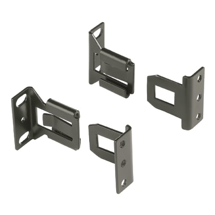 Panduit Corp - Panduit SRBBRKT Strain Relief Bar Bracket Kit, Blackack