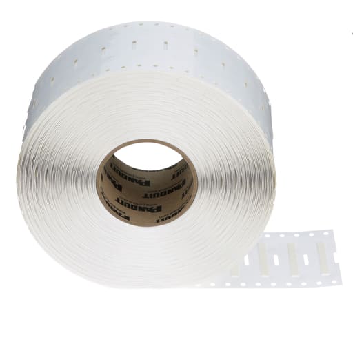 Panduit Corp - Panduit H050X025H1T-B H050X025H1T-B Heatshrink, PO, White, Mil Grade, 10000 Lbls, TT, 0.25"x0.5"