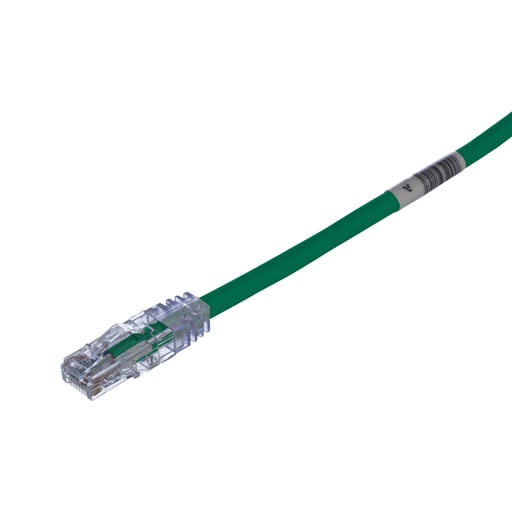 Panduit Corp - Panduit UTPSP10GRY Cat 6 24 AWG UTP Copper Patch Cord, 10 ft, Green