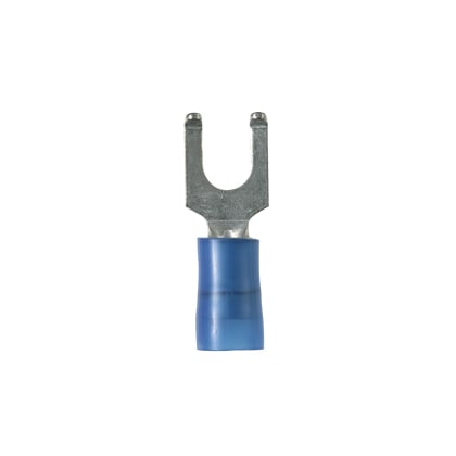 Panduit Corp - Panduit PN14-6FF-M Pan-Term® Nylon-Insulated Flanged Fork Terminal