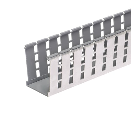 Panduit Corp - Panduit G2X3LG6EMI PanelMax Shielded Wiring Duct base. Use with C2LG6 or C2WH6 cover
