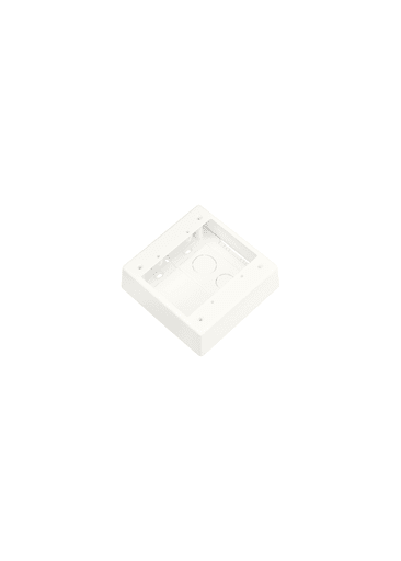 Panduit Corp - Panduit JBP2WH Surface Raceway, Power Rated Junction Box, 2-gang, 2-piece, White