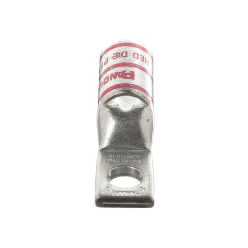 Panduit Corp - Panduit LCAN350-12-X Pan-Lug™ Copper 1 Hole Straight Tongue Compression Lug