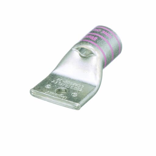 Panduit Corp - Panduit LCAX500-38-6 Pan-Lug™ Copper 1 Hole Straight Tongue Compression Lug