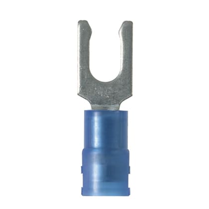 Panduit Corp - Panduit PN14-10LFN-M Fork Terminal, Black, Nylon, 14-16 AWG, #10 Stud, PK1000