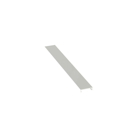 Panduit Corp - Panduit C.75WH6 Wiring Duct Flush Cover, PVC, 0.75"W x 6ft, White