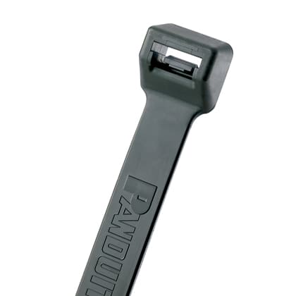 Panduit Corp - Panduit PLT6EH-NB-C0 Cable Tie, No Buckle, 21.8"L (554mm), Extra-Heavy, Weather Resistant, Black